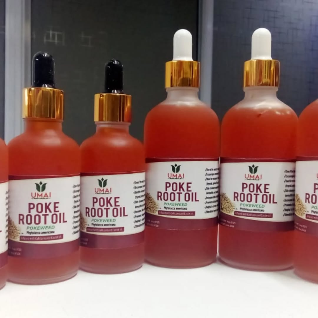 Poke Root Oil – Deep Tissue and Lymphatic Support.
