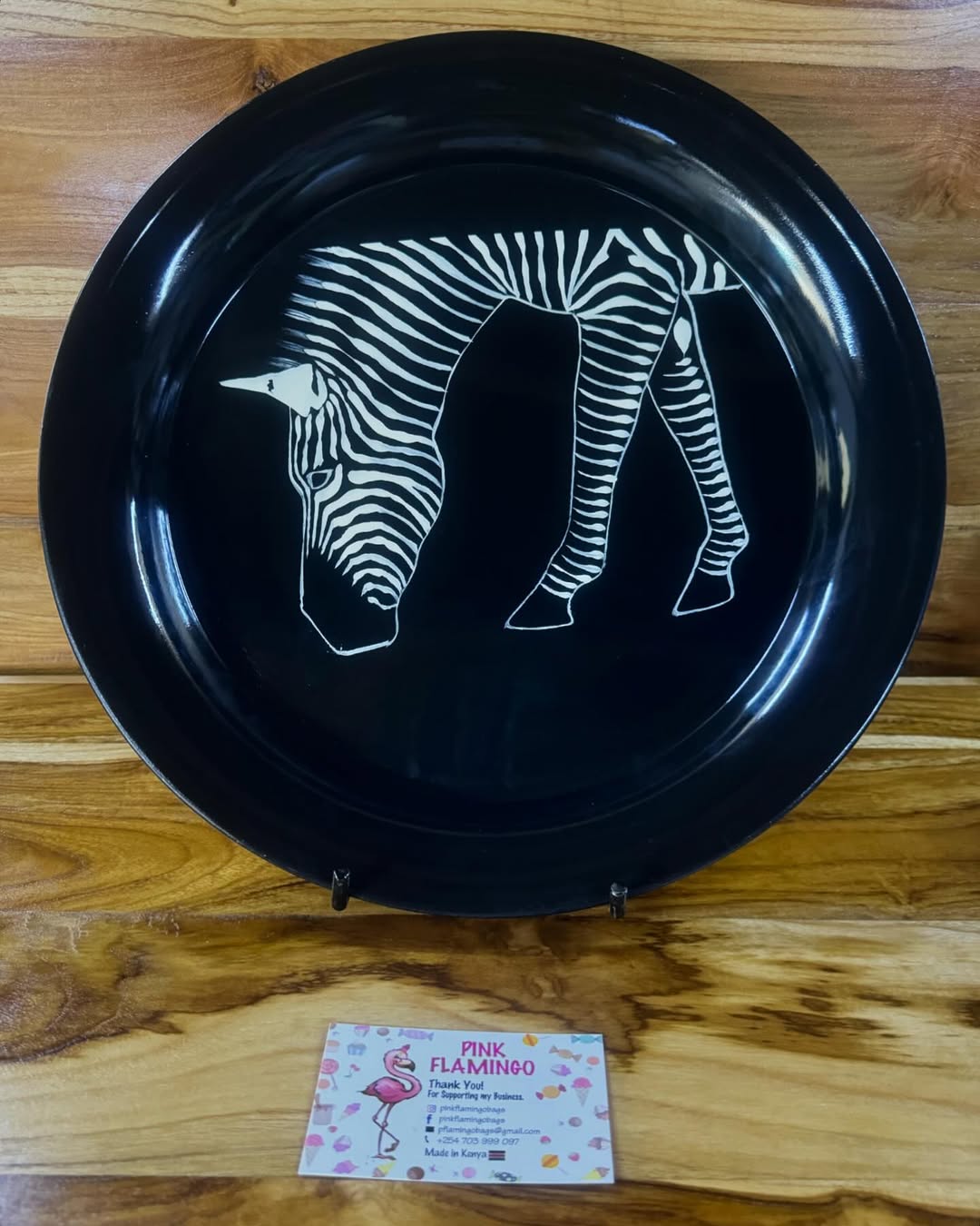 Maasai Grazing Echo – 'Enkátá Emut' (Adornment & Echo) – Zebra Plate Ritual Ensemble.