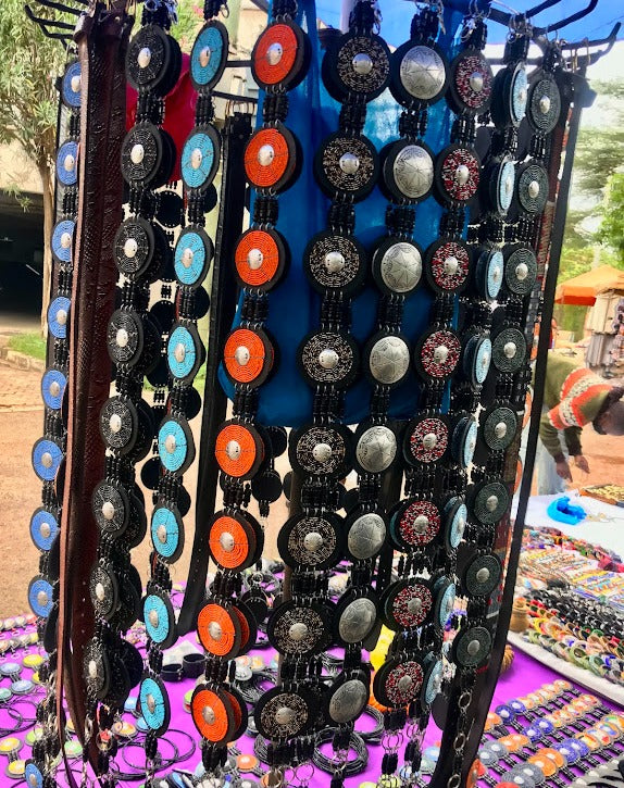 Maasai Beaded Medallion Collection - ‘Olng’esherr’ (Circle of Life).