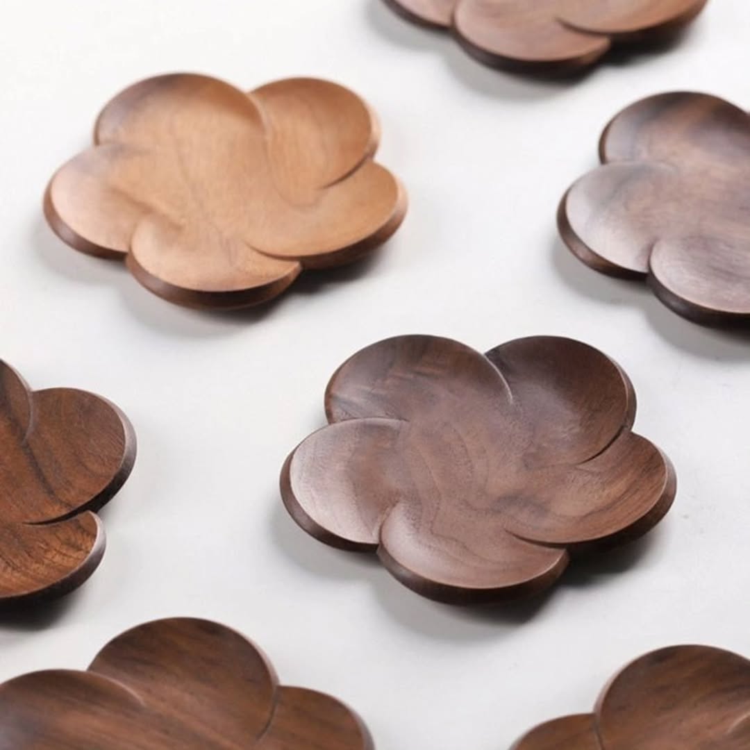 Petal Coasters for Grounded Rituals - Circle of Stillness & Sips – Enkito e Enkai (Step of Grace).