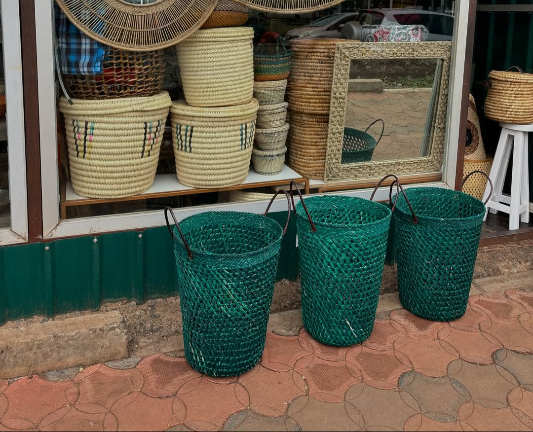 Market Display of Baskets & Decor - Circle of Welcome & Weave – Enkito e Oltau (Step of Gathering).