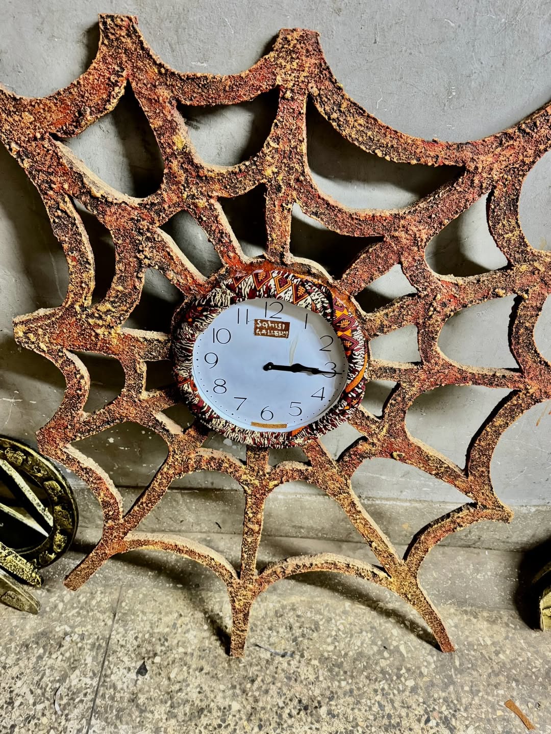 Spiderweb Wall Clock – ‘Uvumilivu’ (Resilience) Edition.