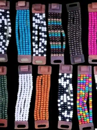 Multi-Strand Beaded Bracelet Set – Enkare e Nkae Sidai (Beautiful River of Adornment) Series.