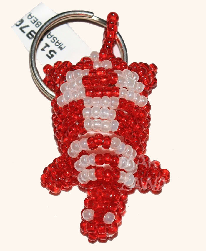 Beaded Clownfish Keychain – Olng’ejuk le Enkaitoi e Sidai (Beautiful Vessel of the Wild) – Coral Spirit Edition.