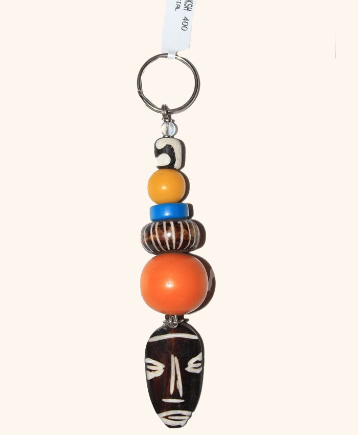 Totemic Beaded Keychain – Olng’ejuk le Enkare e Nkae (Vessel of the Adornment Spirit) – Ancestral Edition.