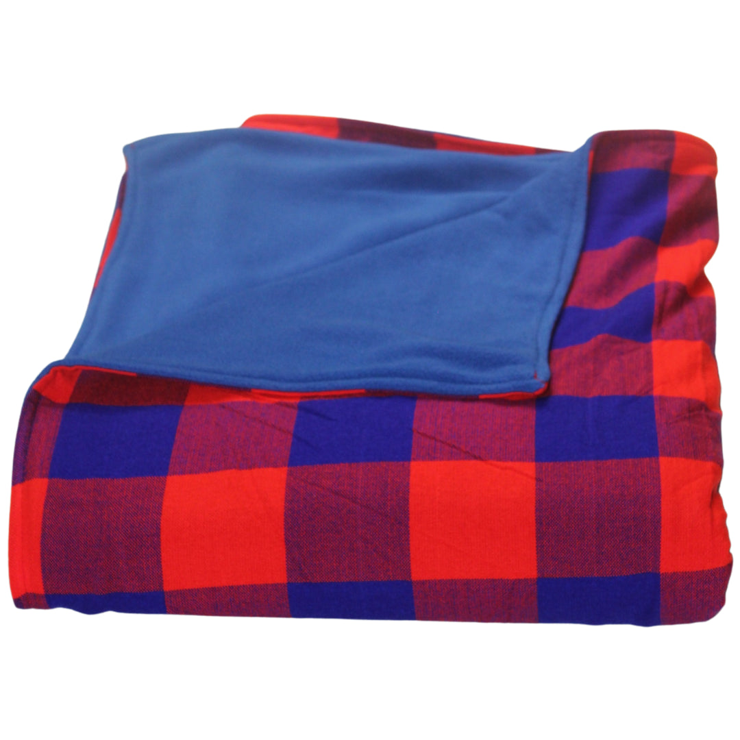 Plaid Heritage Blanket – Enkito e Maa (Cloth of the People) – Hearth Edition.