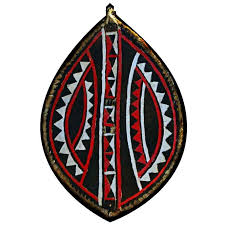 AUTHENTIC MAASAI CEREMONIAL SHIELD – ‘Warrior’s Spirit’ Edition.