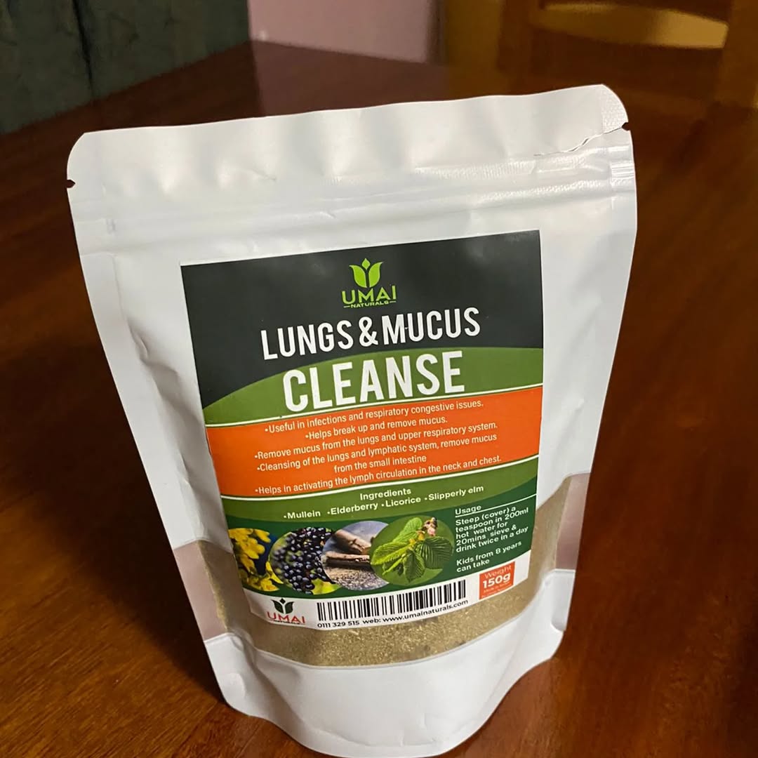 Lungs and Mucus Cleanse – Herbal Respiratory Tea Blend.