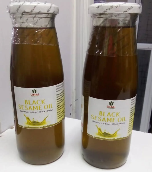 UMAI Black Sesame Oil – Cold-Pressed and Nutrient-Dense.