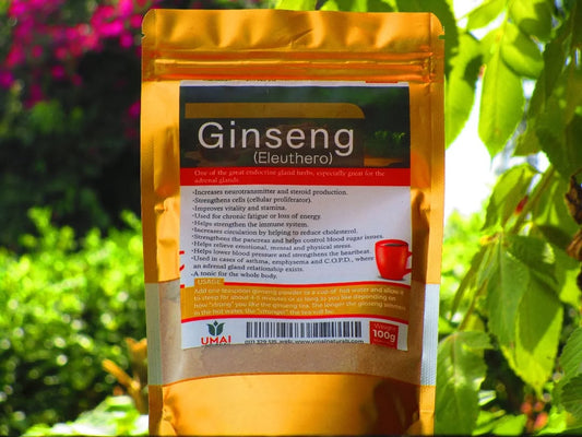 Ginseng (Eleuthero) – Adrenal and Vitality Tonic.