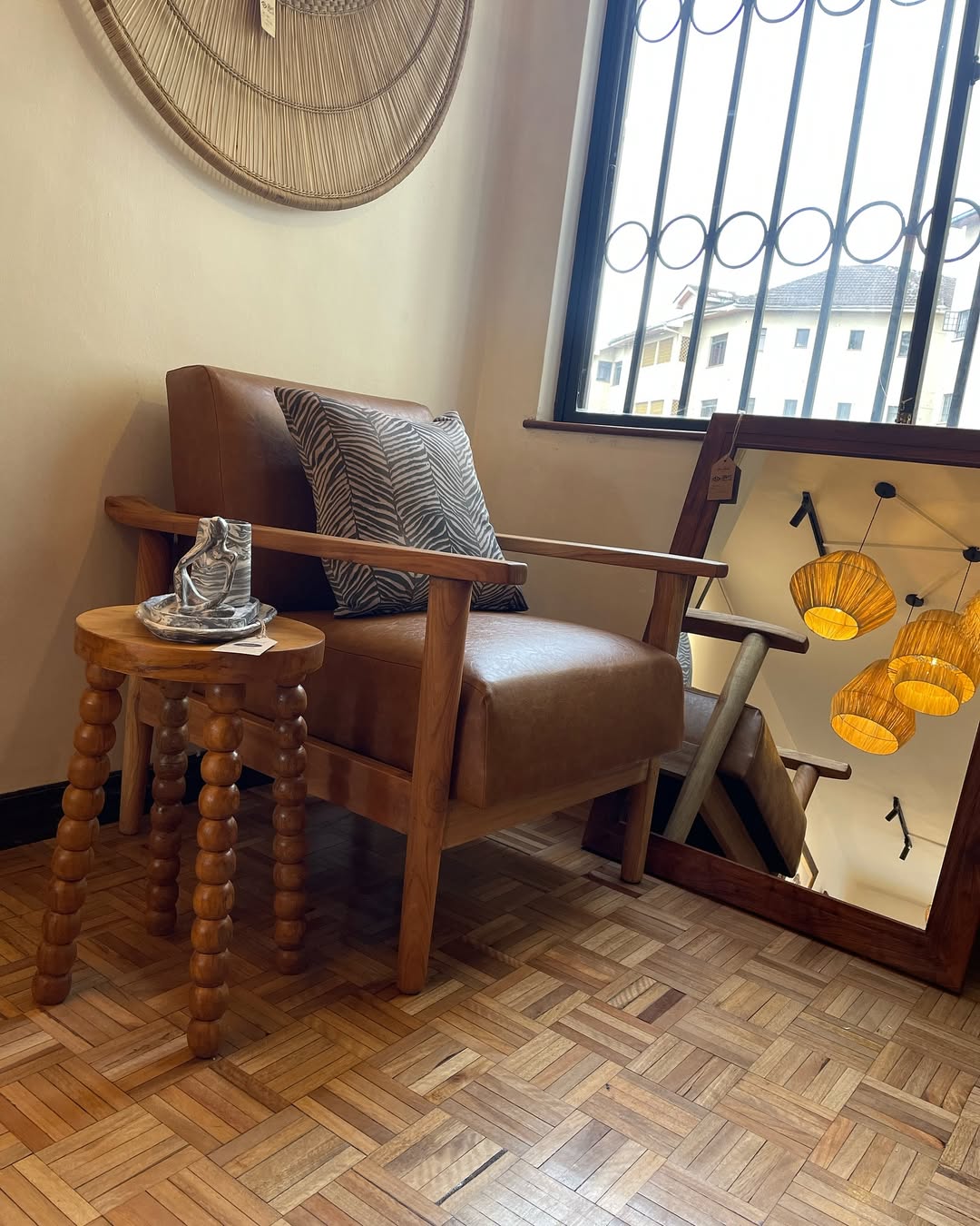 Maasai Rest Rituals – 'Enkútótò' + 'Enkátá Rátutaté' – Chair, Stool & Gourd Ensemble.