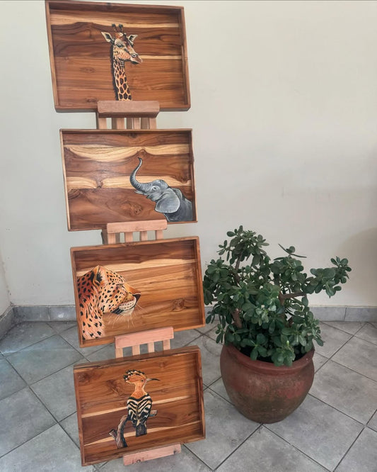 Maasai Resting Ground – 'Enkátá Oltau' (Gathering Ground) – Woven Headboard & Ritual Sleep Ensemble.