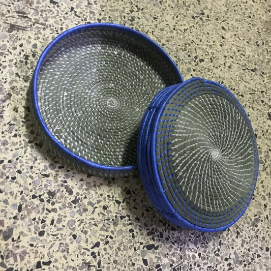 Woven Sisal Coaster Set – Fumbo La Amani (Basket of Peace)