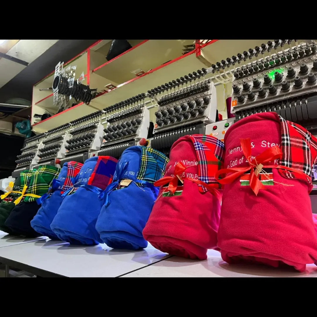 Embroidered Blanket Collection - With Love from Kenya.