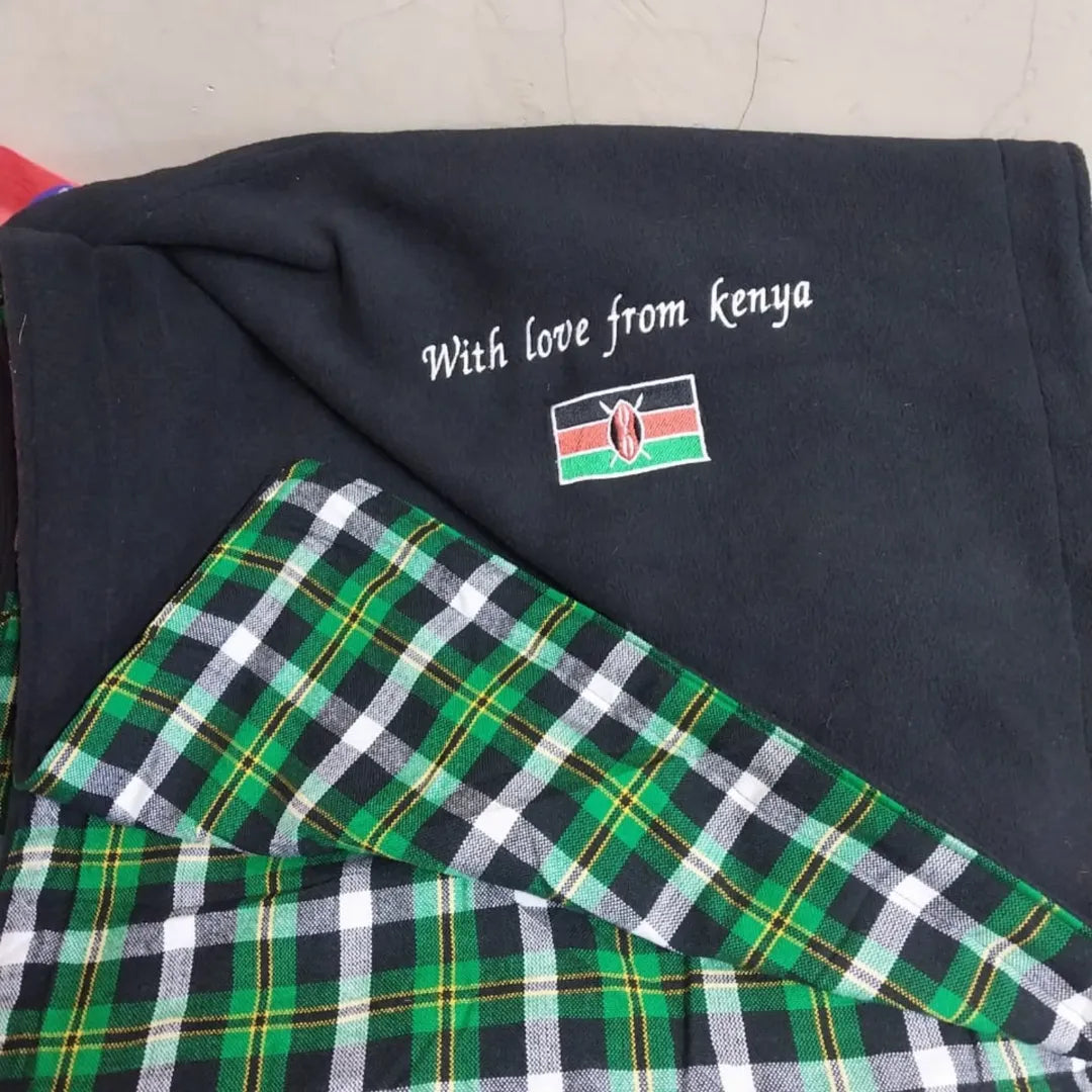 Embroidered Blanket Collection - With Love from Kenya.