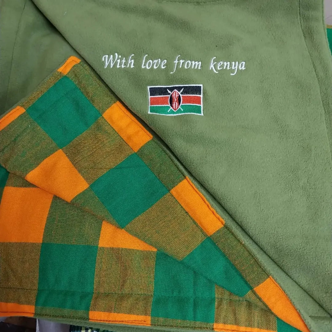 Embroidered Blanket Collection - With Love from Kenya.