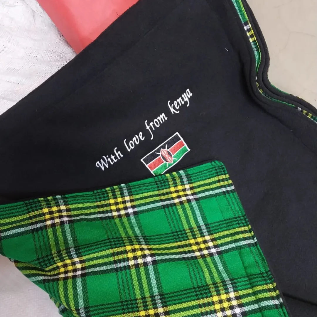 Embroidered Blanket Collection - With Love from Kenya.
