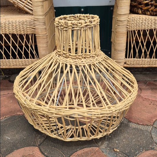 Sculptural Wicker Vessel - Circle of Structure & Breath – Enkito e Enkai (Step of Illumination).