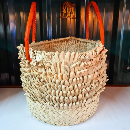Spiked Basket with Wrapped Handles - Circle of Texture & Tension – Enkito e Enkai (Step of Illumination).