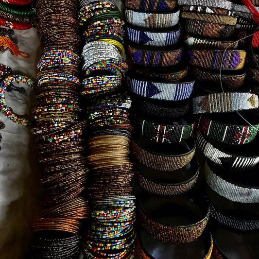 Unique Beaded Kinjo – Colorful Handcrafted Bracelet Collection.