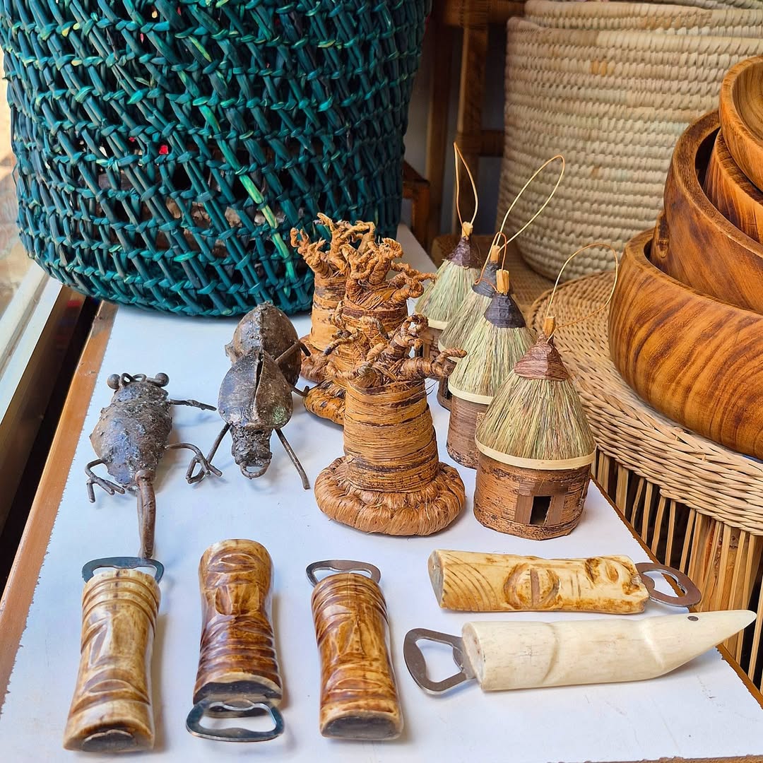 Miniature Huts, Carved Figures, and Beetle Sculptures - Circle of Craft & Kin – Enkito e Olkirenyi (Step of Kinship).