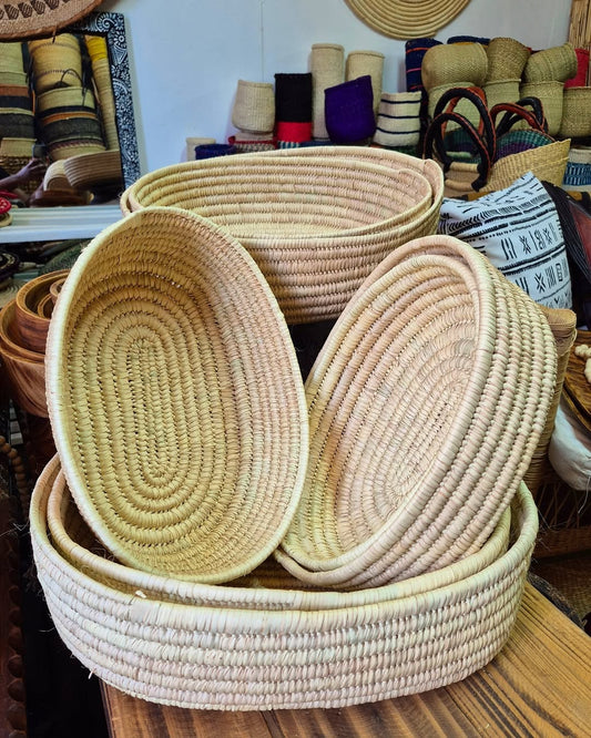 Oval Basket Ensemble with Artisan Surround - Circle of Grain & Gather – Enkito e Oltau (Step of Offering).