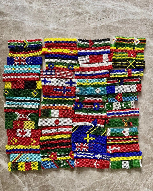 Authentic Flag and Beaded Armband Collection -‘Olmarei’ (Unity).