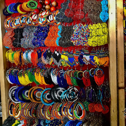 Authentic Maasai and Beaded Earrings Collection - ‘Enkishon’ (Blessing).