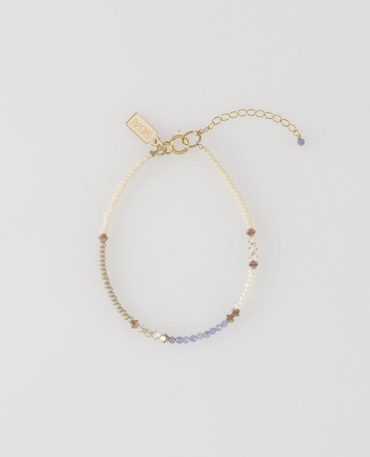 Dusk to Dawn Bracelet – 'Lulu' (Pearl) Strand in Lavender Whisper