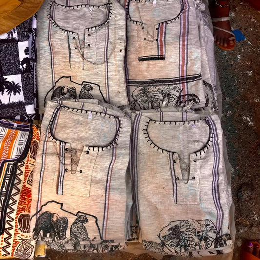 AUTHENTIC MEN’S EMBROIDERED SHIRT – ‘Nomadic Paths’ Collection.