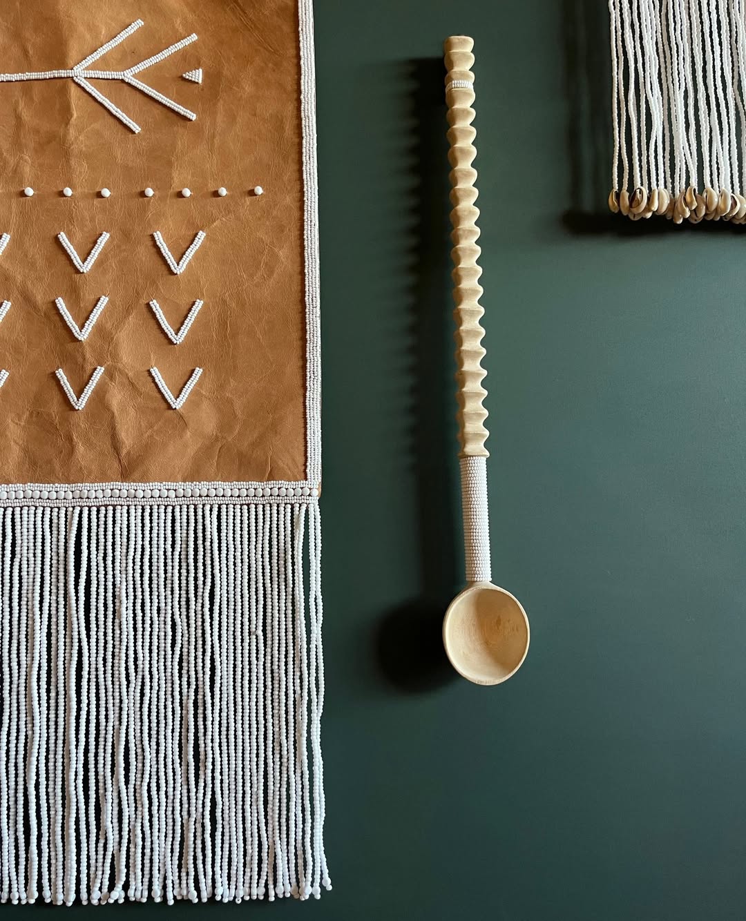 Ancestral Rhythm Scoop in Wood & Ivory - Gesture of Hospitality & Heritage – Enkito e Eng’eno (Step of Wisdom).