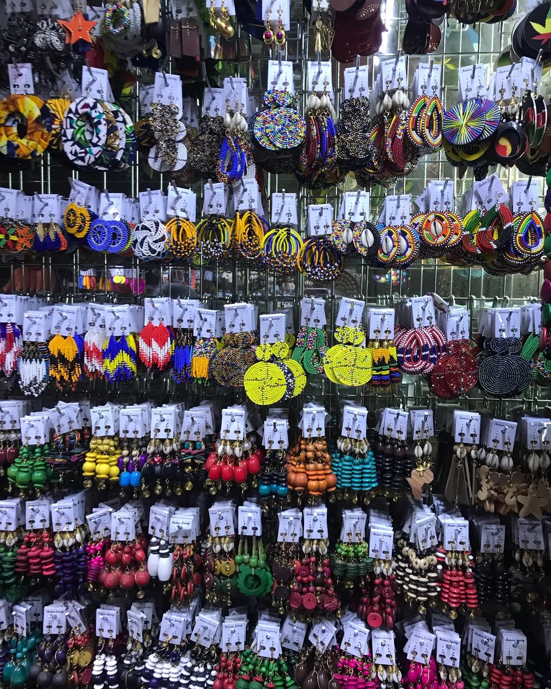 Authentic Brass and Beads Earrings Collection -‘Nashipai’ (Joy).