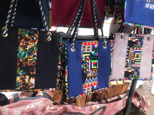 Colour-Block Shopper Bag – Harambee Mfuko (The Unified Bag)