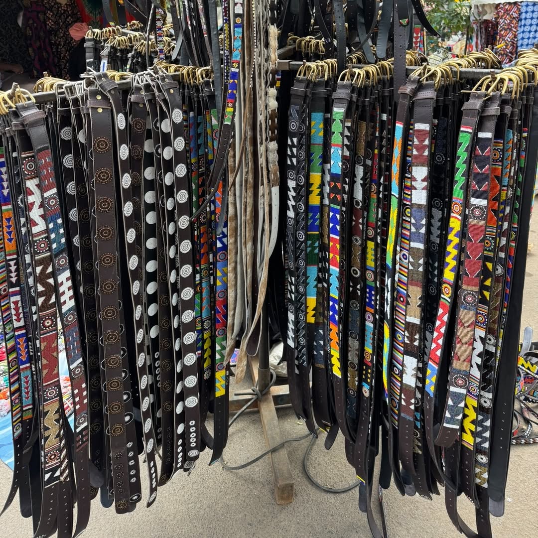 Authentic Maasai Beaded Leather Belt Collection - ‘Enduata’ (Gift).