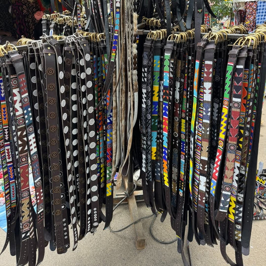 Authentic Maasai Beaded Leather Belt Collection - ‘Enduata’ (Gift).