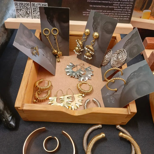 Metal Motif Jewelry Ritual Ensemble - Maasai Vault of Form – 'Enkátá Emut' (Adornment & Echo).