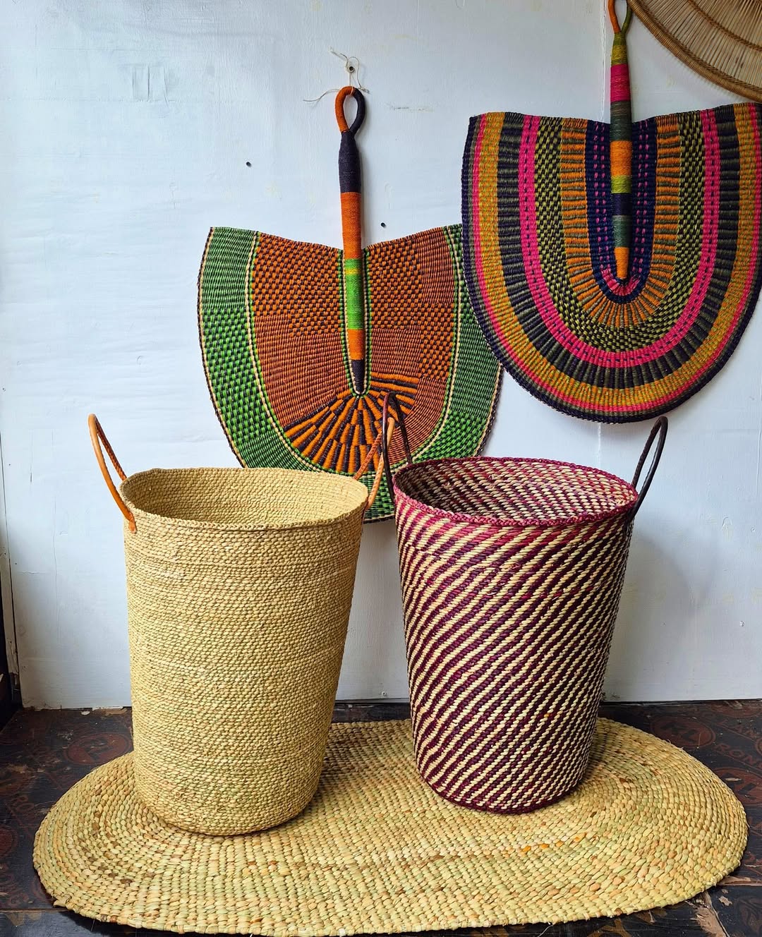 Street Ritual Display of Woven Baskets and Carved Vessels– Enkito e Oltau (Step of Offering).