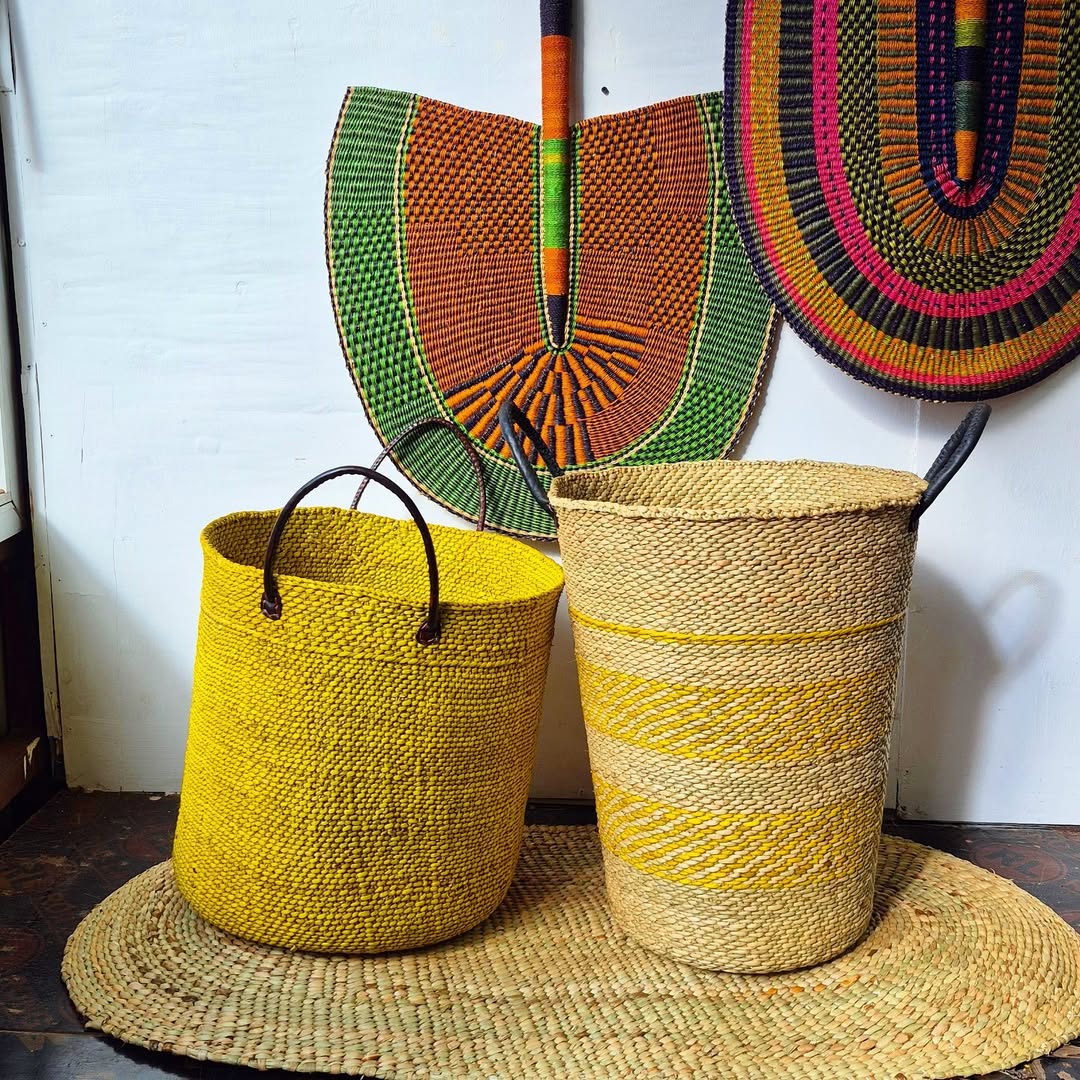 Street Ritual Display of Woven Baskets and Carved Vessels– Enkito e Oltau (Step of Offering).