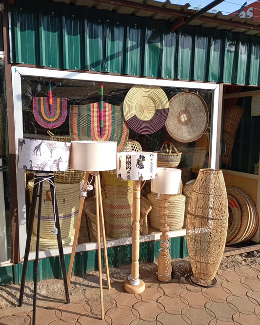 Artisan Homefront Display – Woven Light and Basket Harmony – Enkito e Ang’ (Step of Light).