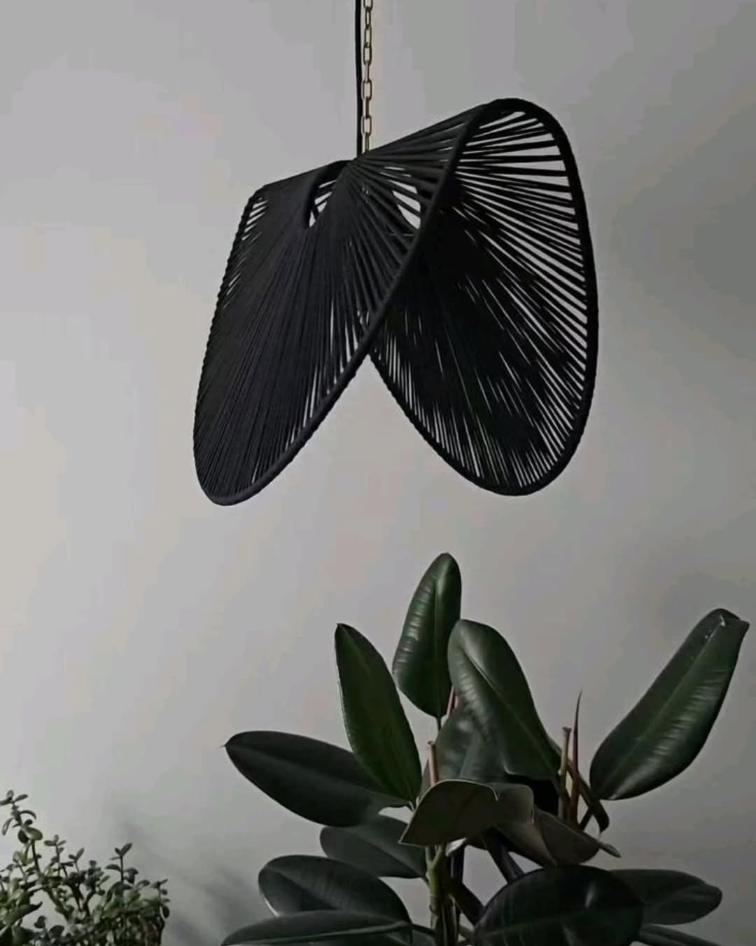 Sculptural Ceiling Light – Winged Radiance Series – Enkito e Ang’ (Step of Light).