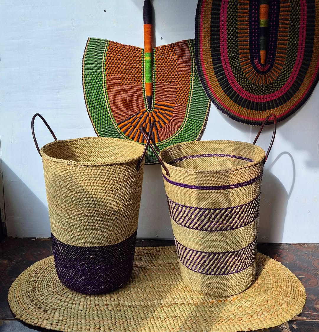 Street Ritual Display of Woven Baskets and Carved Vessels– Enkito e Oltau (Step of Offering).