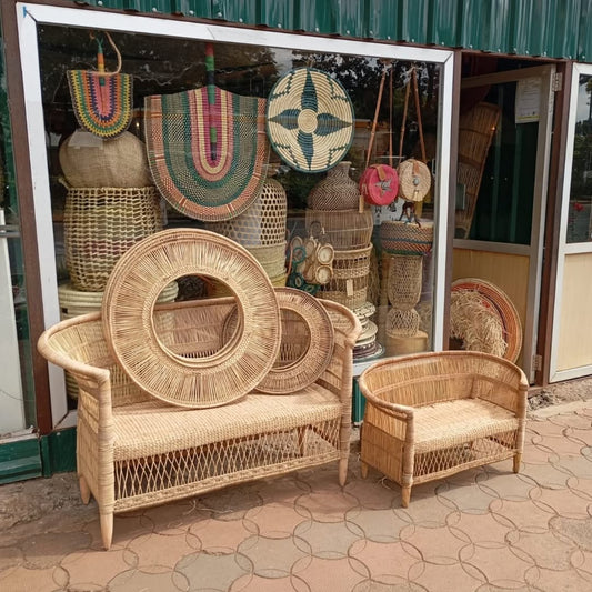 Artisan Basket Wall – Stacked Rhythm & Spirit Circle – Enkito e Oltau (Step of Gathering).