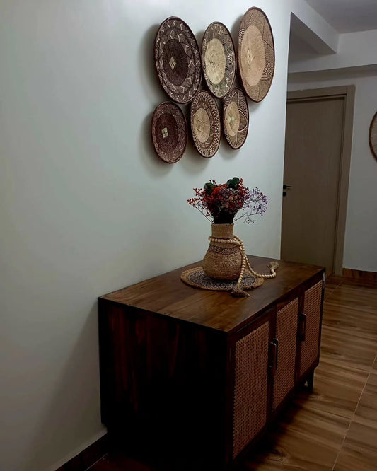 Artisan Entry Ensemble – Spirit Wall & Woven Welcome – Enkito e Ang’ (Step of Light).