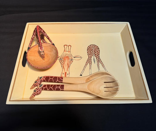 Maasai Neck of Grace – 'Enkátá Oltau' (Gathering Ground) – Giraffe Salad Ritual Ensemble.