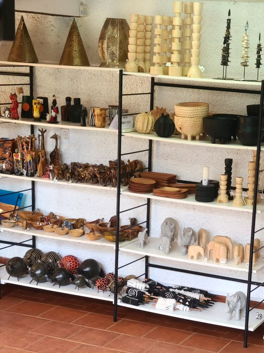 Artisan Shelf Ensemble - Maasai Vault of Layered Presence – 'Enkátá Olkirenyi' (Path & Form).