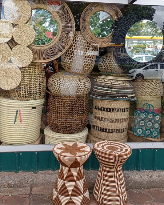 Artisan Geometry Wall – Spirals, Stripes & Grounded Rhythm – Enkito e Oltau (Step of Gathering).