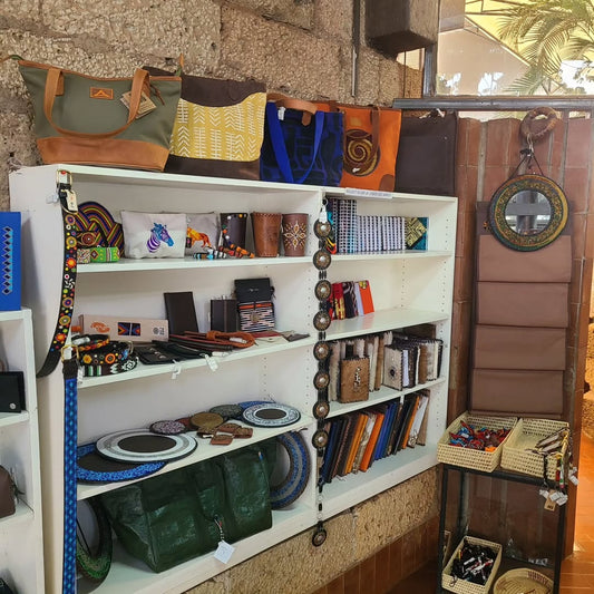 Artisan Shelf Ensemble - Maasai Vault of Patterned Utility – 'Enkátá Olkirenyi' (Path & Carry).