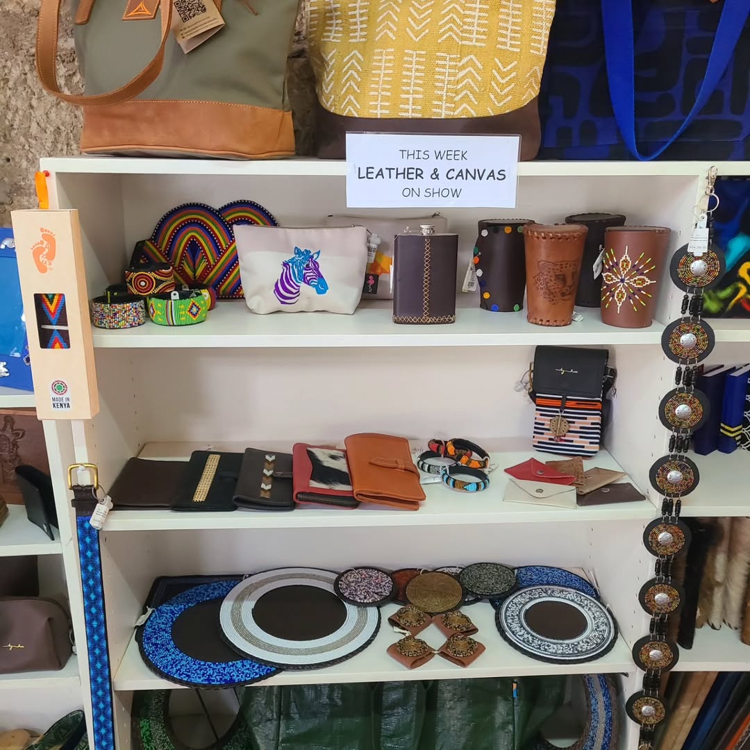 Leather & Canvas Ensemble - Maasai Vault of Carried Craft – 'Enkátá Olkirenyi' (Path & Texture).