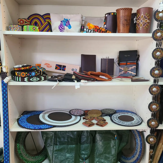 Bead, Leather & Fiber Ensemble - Maasai Vault of Layered Craft – 'Enkátá Olkirenyi' (Path & Texture).