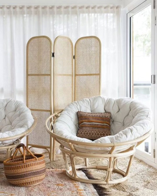 Artisan Nest Lounge – Papasan Rest & Striped Containment – Enkito e Enkai (Step of Grace).